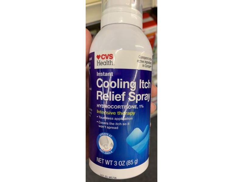 CVS Health Instant Cooling Itch Relief Spray, 3 oz/85 g, 3 Count