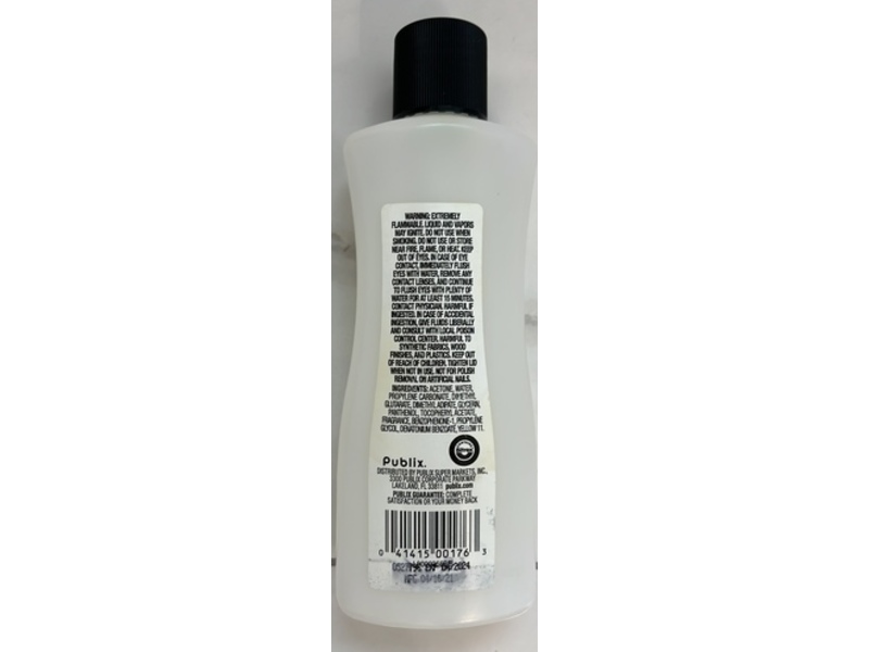 Publix Nail Polish Remover, Regular, 6 fl oz/177 mL
