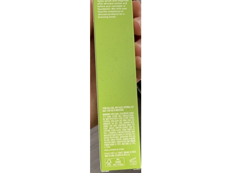 Well People Bio Bronzing Priming Serum, 1.7 fl oz/50 mL