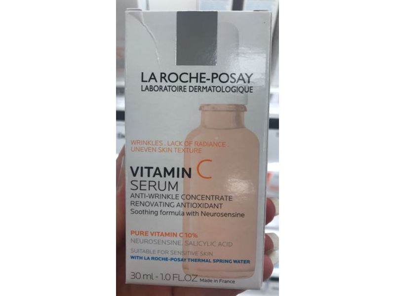 La Roche-Posay Pure Serum, Vitamin C10, 1 fl oz/30 mL