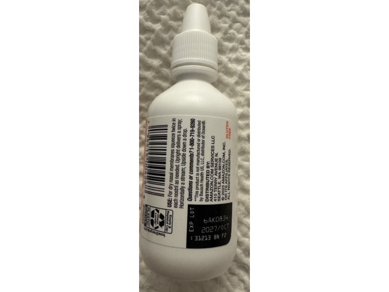 Amazon Basic Care Saline Nasal Moisturizer Spray, 1.5 fl oz/44 mL