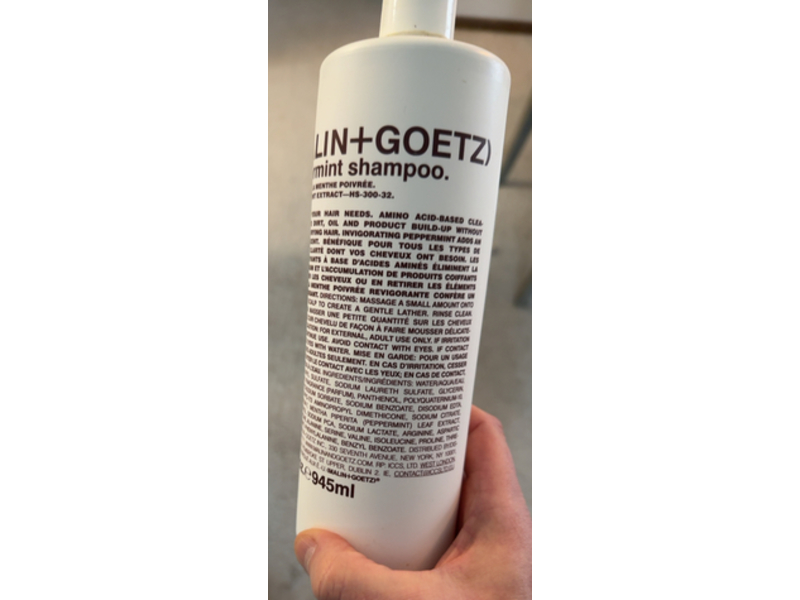 Malin + Goetz Shampoo, Peppermint, 32 fl oz/945 mL