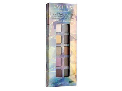 Pacifica Crystal Matrix Coconut Infused Mineral Eyeshadow Palette, 0.2 oz/5.7 g