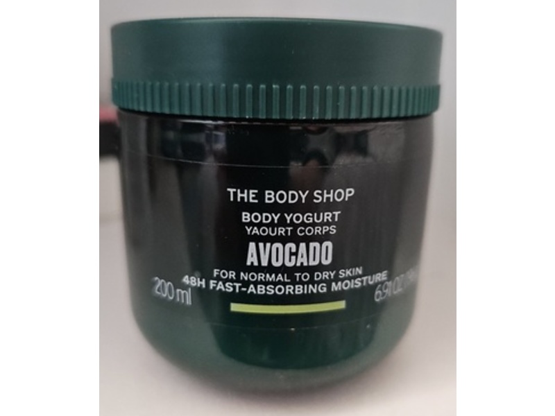 The Body Shop Body Yogurt, Avocado, 6.91 oz/200 mL