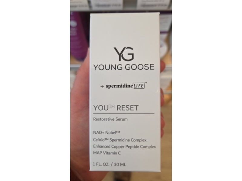 Young Goose Youth Reset Serum, Spermidline Life, 1 fl oz/30 mL