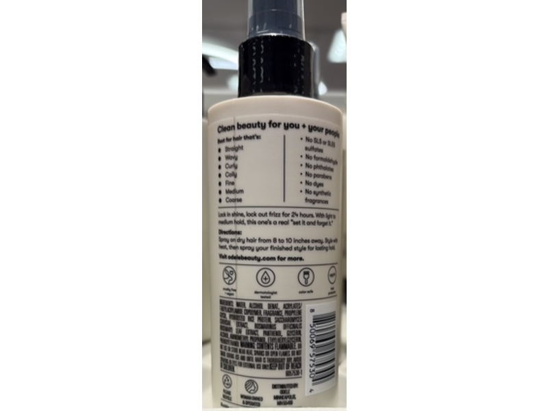 Odele Thermal Protest Finishing Spray, Rice Protein, 6 fl oz/177 mL