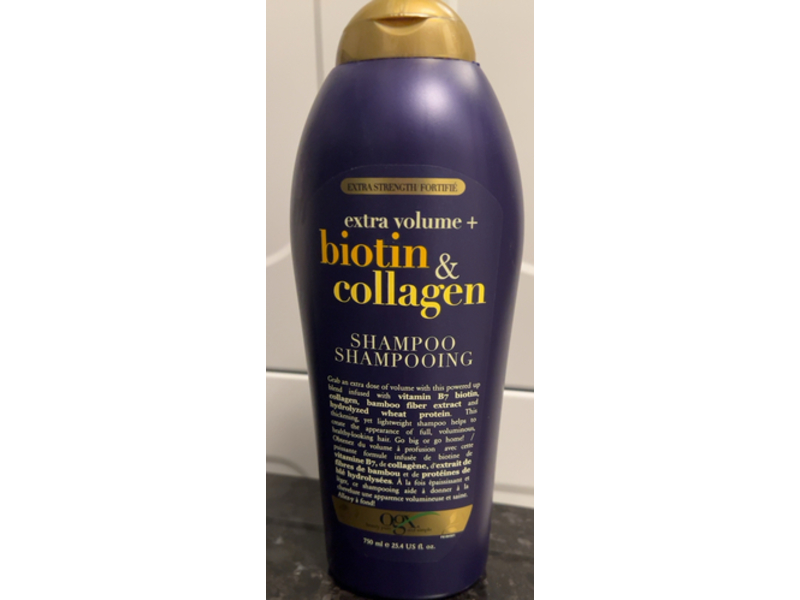 OGX Thick & Full + Biotin & Collagen Shampoo, 25.4 fl oz/750 mL
