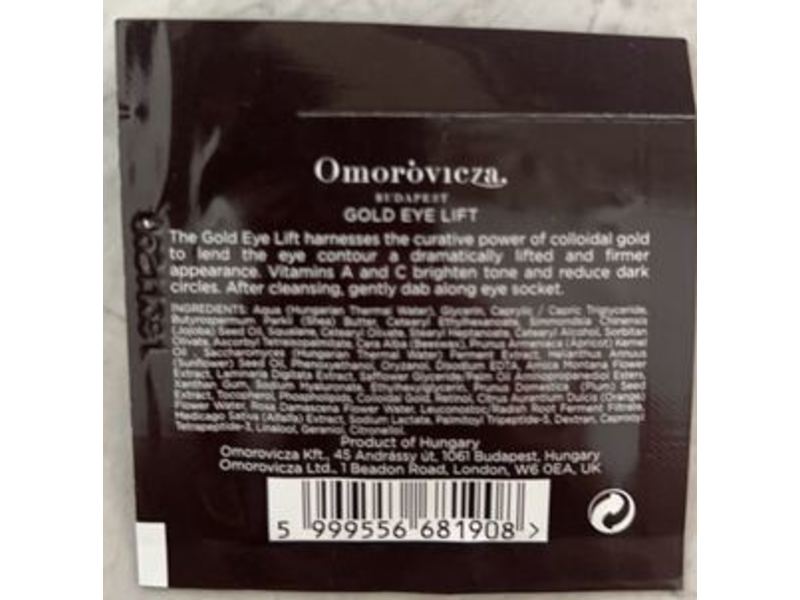 Omorovicza Gold Eye Lift, 2 mL