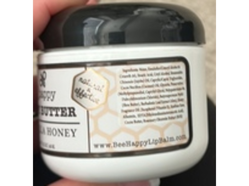 BeeHappy Body Butter, Vanilla Honey, 5 fl oz/149 mL