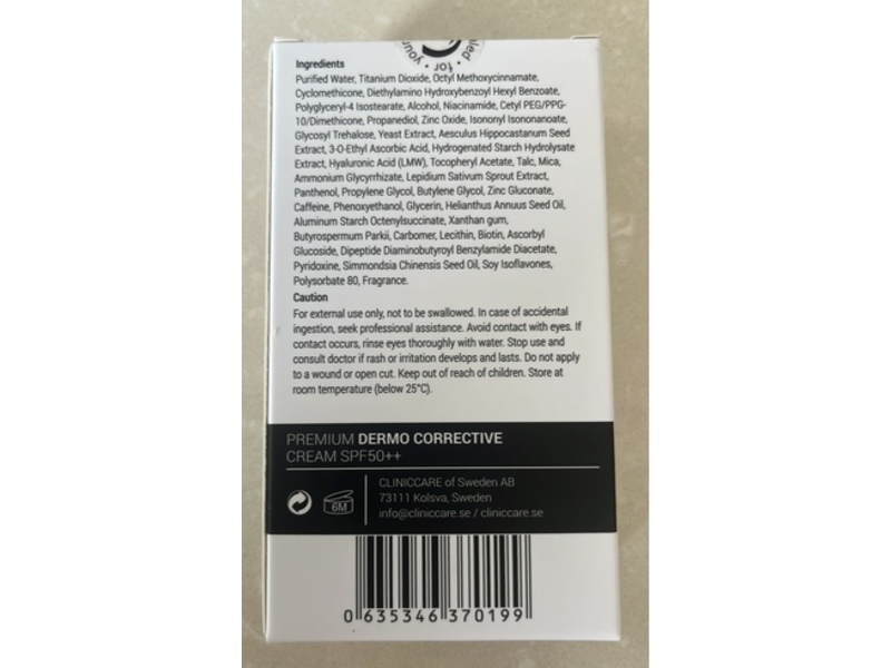 Cliniccare Premium Dermo Corrective Cream, Medium, SPF 50++, 35 mL