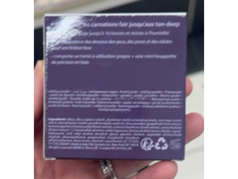 Tarte Creaseless Setting Powder, Translucent, 0.24 oz/7 g