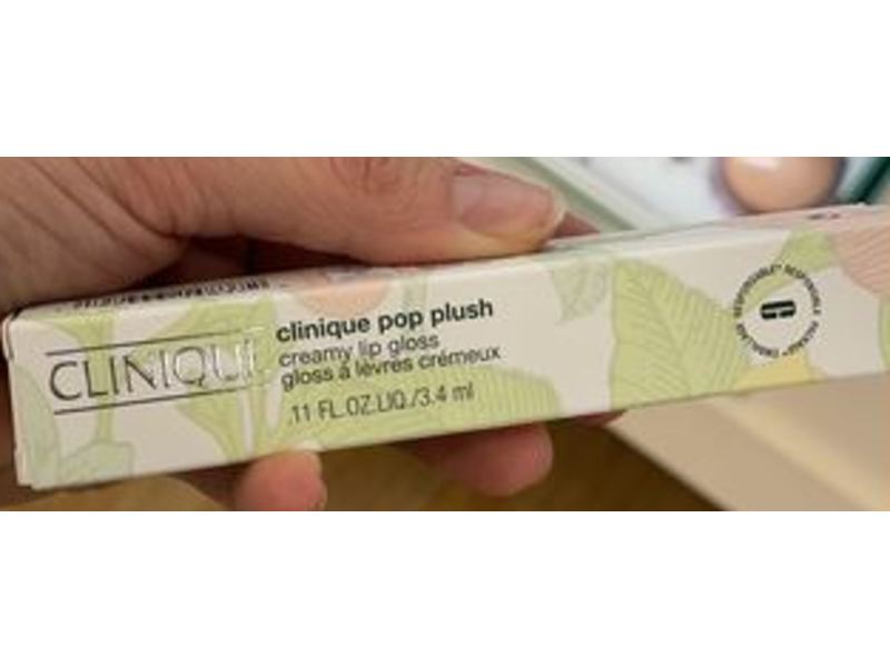 Clinique Pop Plush Creamy Lip Gloss, 09 Sugar Plum Pop, 0.11 fl oz/3.4 mL