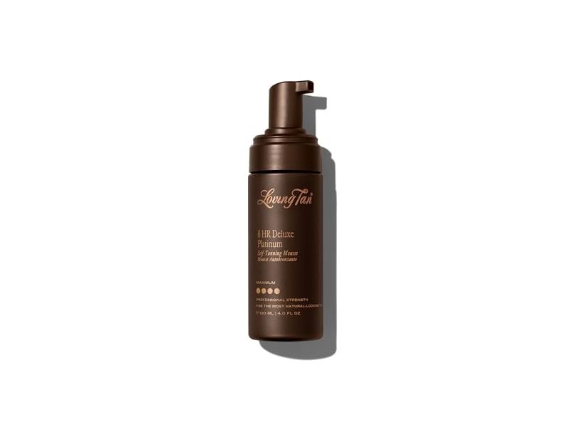 Loving Tan 8Hr Deluxe Platinum Self Tanning Mousse, 4 fl oz/120 mL
