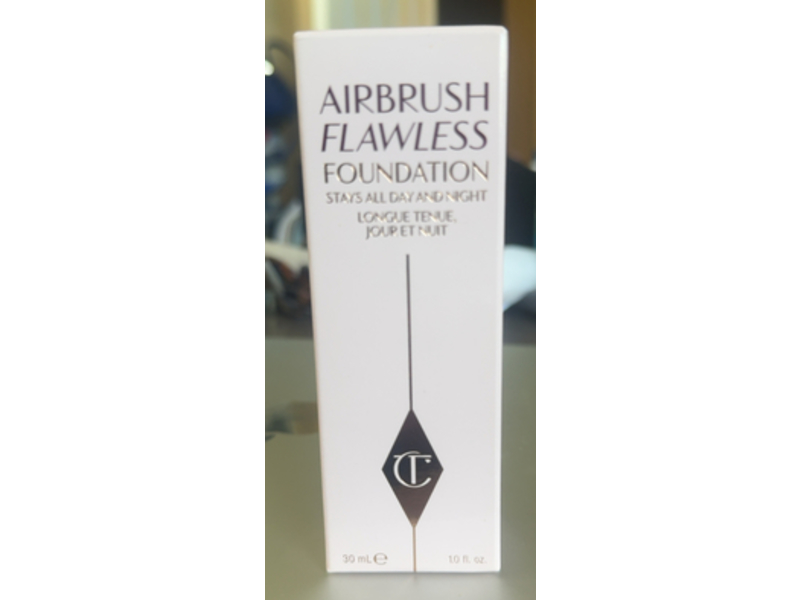 Charlotte Tilbury Airbrush Flawless Foundation, 5.5 Neutral, 1.0 fl oz/30 mL