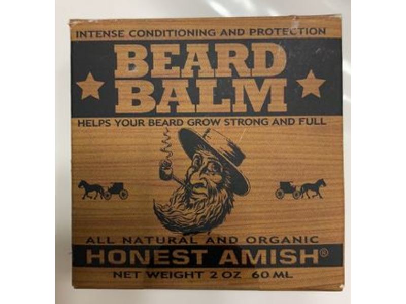 Honest Amish Beard Balm, 2 oz/60 mL