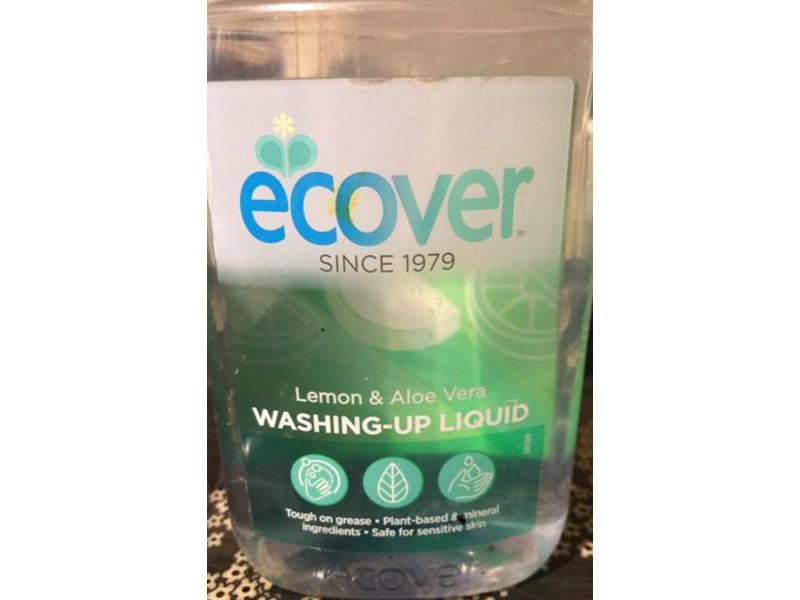 Ecover Washing-Up Liquid, Lemon & Aloe Vera, 950 mL