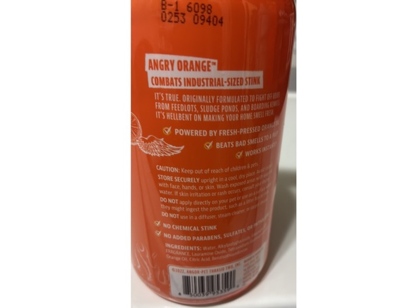 Angry Orange Odor Eliminator, Orange Rush, 24 fl oz/710 mL