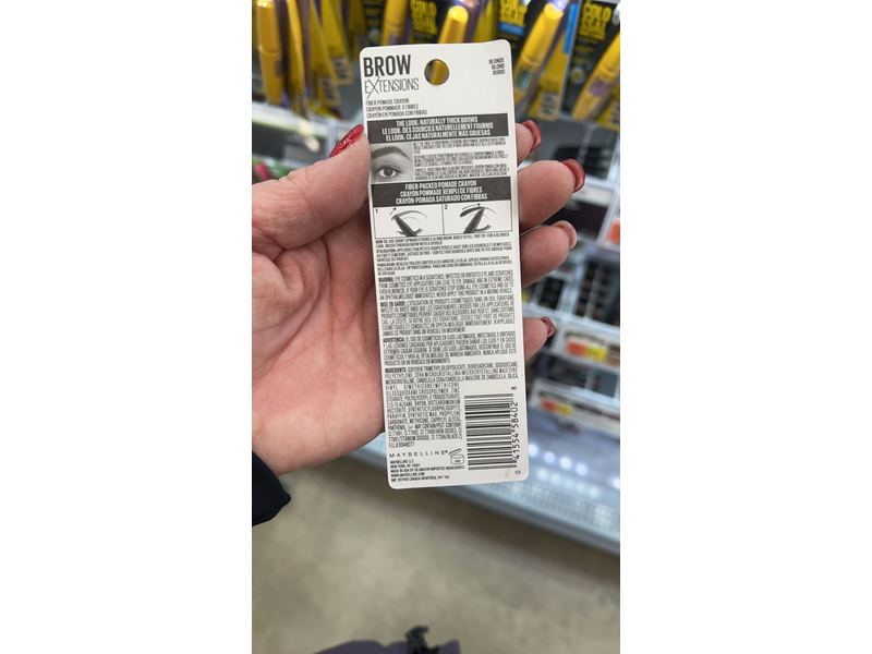 Maybelline New York Eyebrow Makeup, Blonde, 0.014 oz