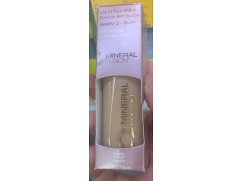 Mineral Fusion Liquid Foundation, Warm 2 Buff, 1.0 fl oz/30 mL