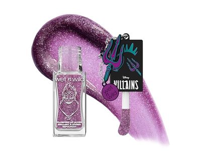 Wet n Wild Disney Villans Pick Your Vice Plumping Lip Gloss, Totally Twisted, 0.25 fl oz/7.6 mL