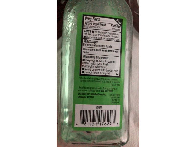 Equate Hand Sanitizer, Aloe, 12 fl oz/354 mL