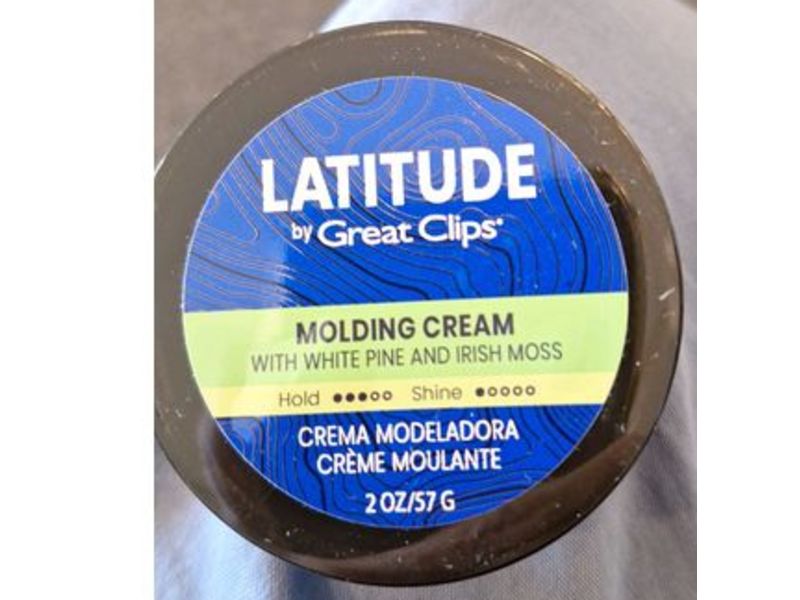 Latitude By Great Clips Molding Cream, White Pine & Irish Moss, 2 oz/57 g