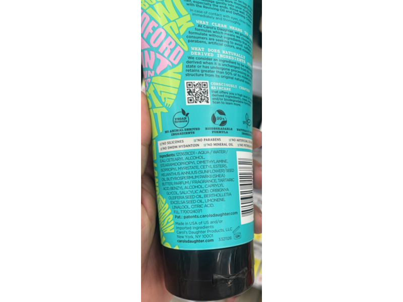 Carol's Daughter Born To Repair Nourishing Conditioner, Shea Butter & Babassu Oil, 11 fl oz/325 mL