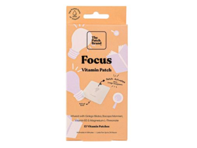 The Patch Brand Focus Vitamin Patch, 15 Count, Pack Of 2