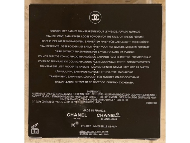 Chanel Poudre Universelle Libre Natural Finish Loose Powder, 12 Rosy Light, 0.21 oz/6 g