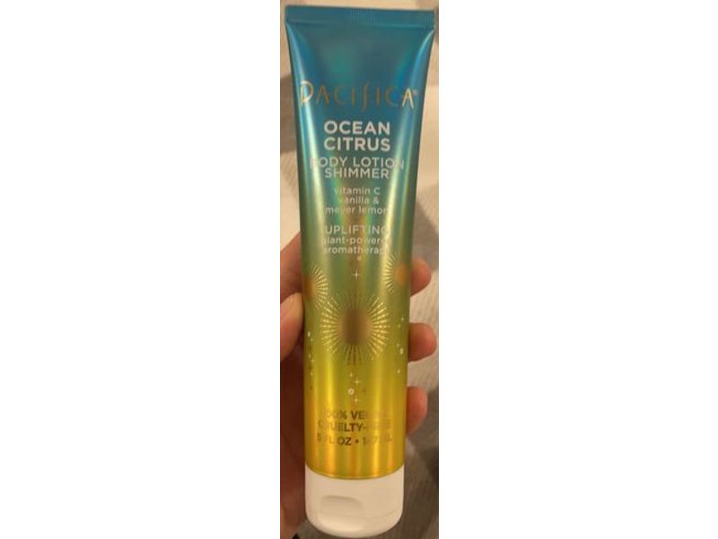 Pacifica Body Lotion Shimmer, Ocean Citrus, 5 fl oz/147 mL
