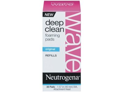 Neutrogena Wave Deep Clean Foaming Pads Refill, Original, 30 Count