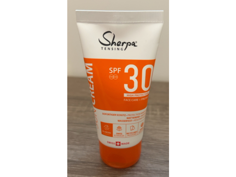 Sherpa Tensing Sun Cream, SPF 30, 50 mL