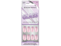 Salon Perfect Glass Ultra Reflective False Nails, 382 Glass Violet, 30 Count - thumbnail 1