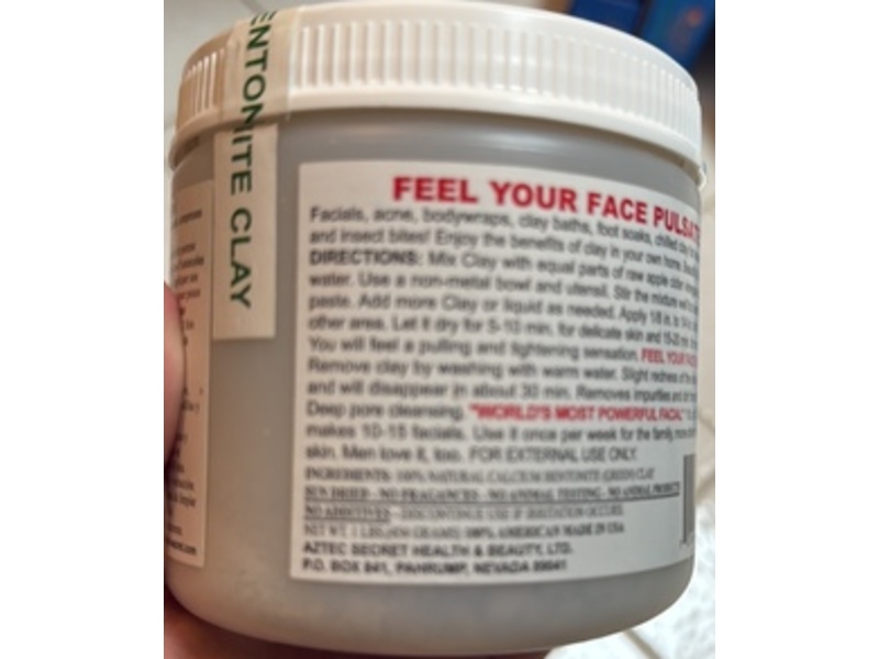 Aztec Secret Indian Healing Clay Deep Pore Cleansing, 454 g