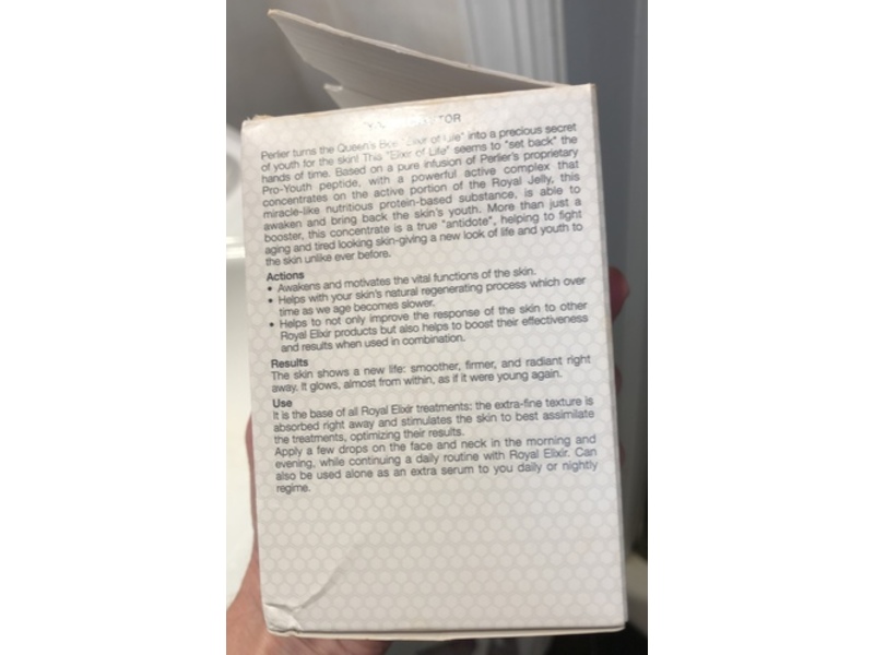 Perlier Royal Elixir Youth Creator, Royal Pro-Youth Peptide, 3.2 fl oz/95 mL