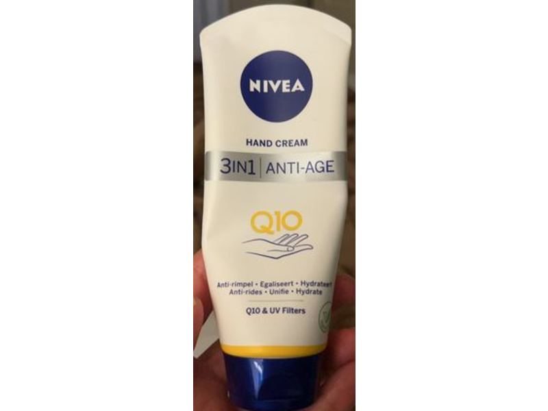 Nivea 3 In 1 Anti Age Hand Cream, Q10, 100 mL