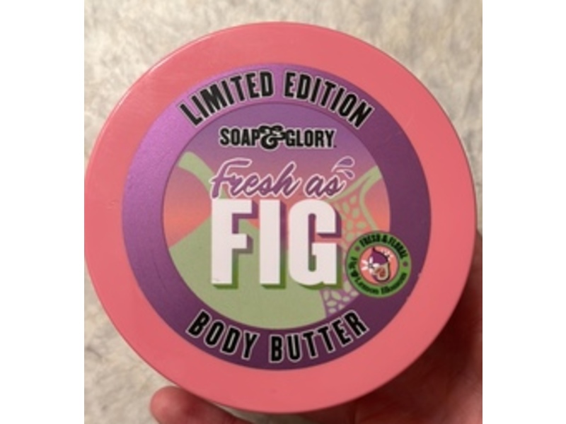 Soap & Glory Body Butter, Fresh as Fig, 6.7 fl oz/200 mL