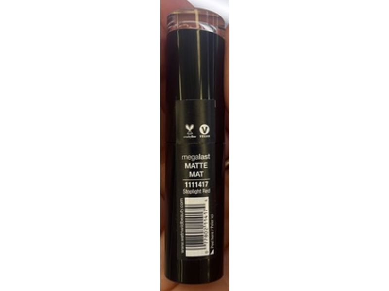 wet n wild Mega Last Matte Lip Color, Stoplight Red, 0.11 oz/3.3 g
