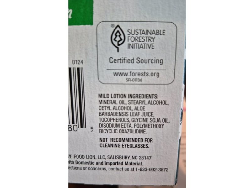 Food Lion Facial Tissue, Unscented, 180 Count