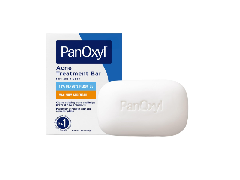 PanOxyl Acne Treatment Bar, 10% Benzoyl Peroxide, 4 oz/113 g