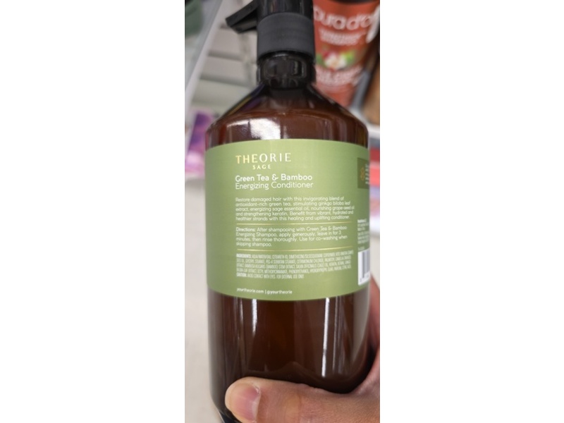 Theorie Sage Energizing Conditioner, Green tea And Bamboo, 27 fl oz/800 mL