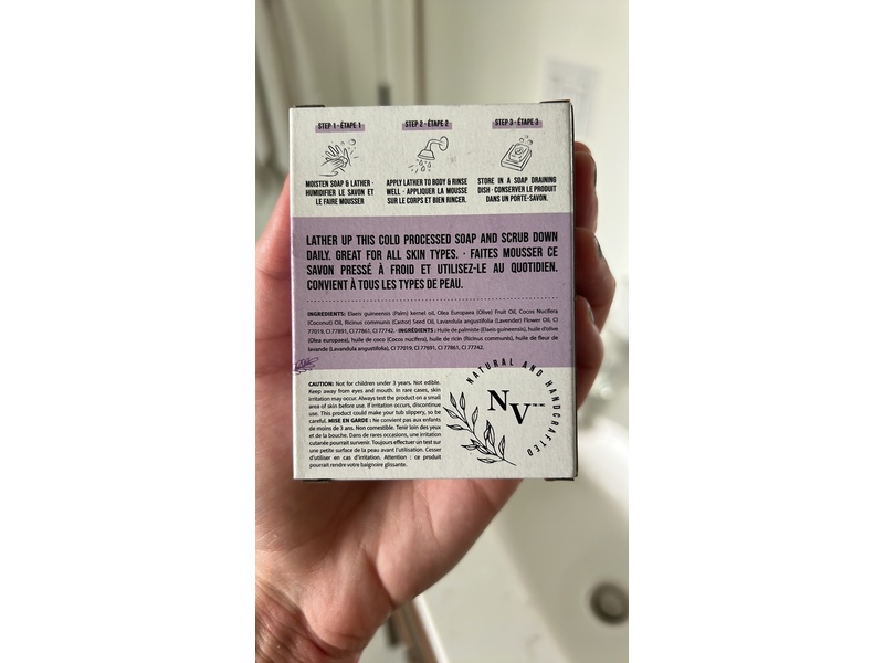 Naturally Vain Natural Soap Bar, Calm, 4.5 oz/127 g