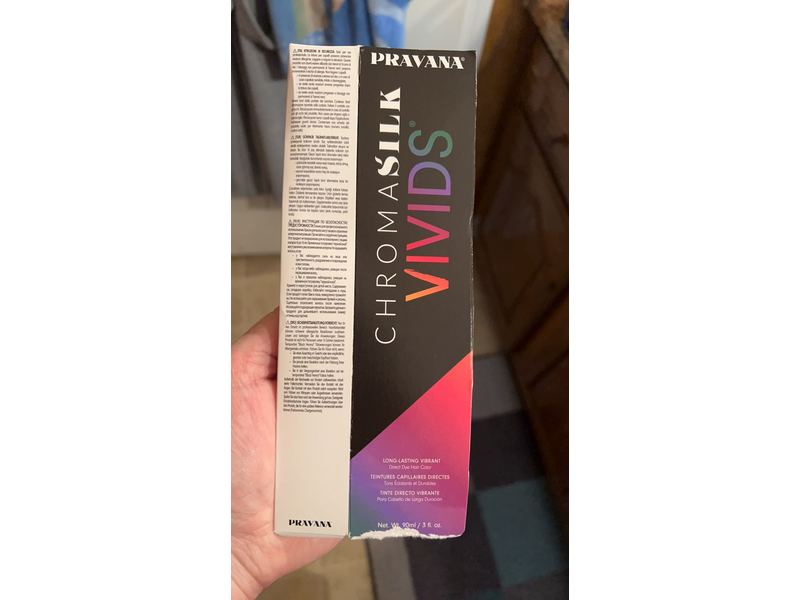 Pravana Chromasilk Vivids Long Lasting Vibrant Hair Color, Violet, 3 fl oz/90 mL