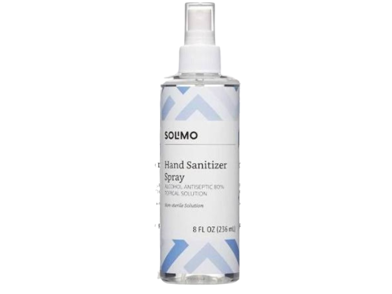 Solimo Hand Sanitizer Spray, 8 fl oz/236 mL