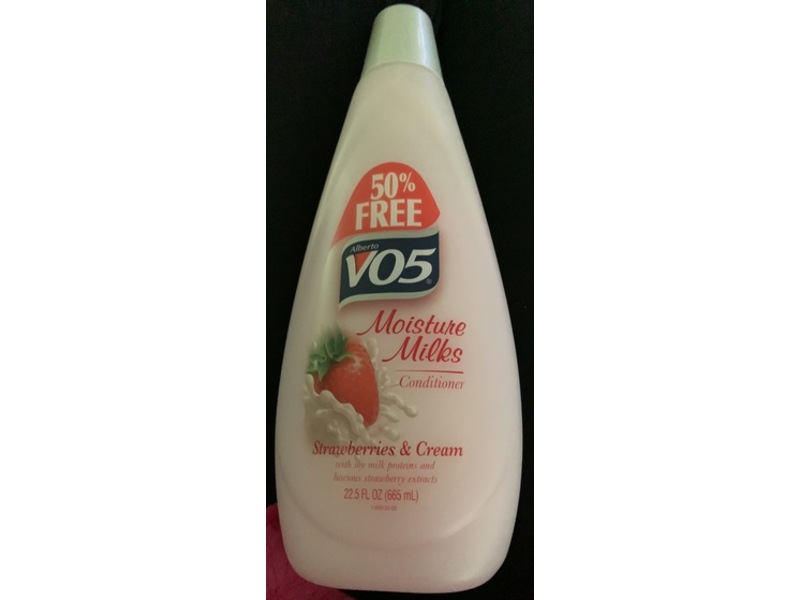 Alberto VO5 Moisture Milks Conditioner, Strawberries & Cream, 22 fl oz/665 mL