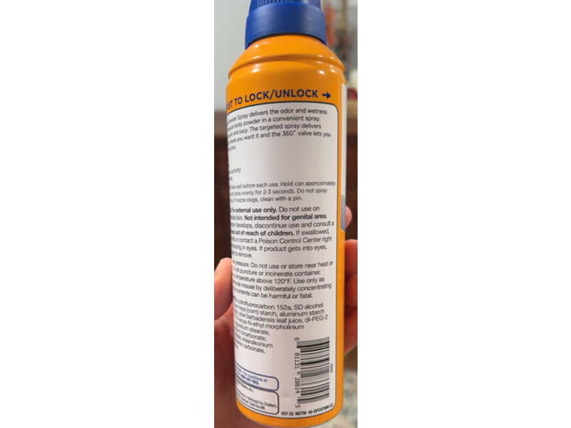 Equate Body Powder Spray, Fresh Scent, 7 oz/198 g