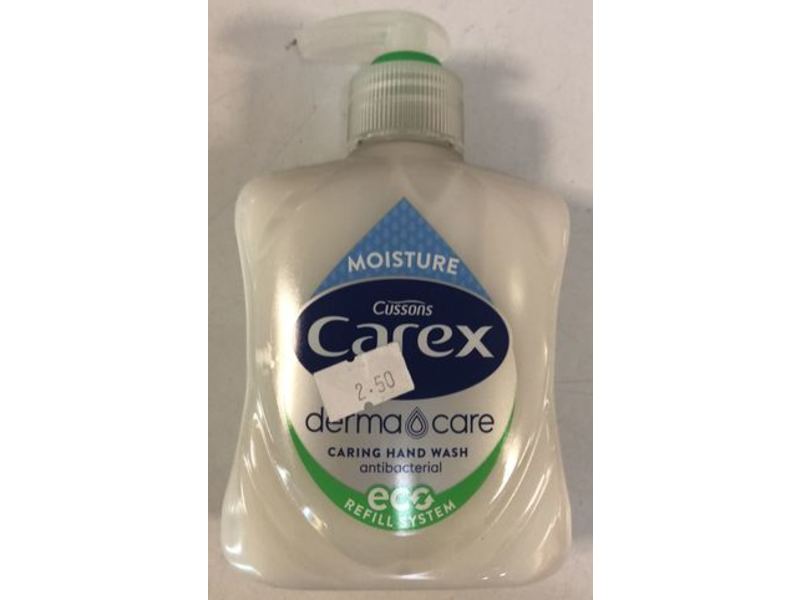 Carex Derma Moisture Antibacterial Hand Wash, 250 mL