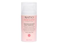 Natio Rosewater Hydration Moisture Recharge Night Cream-Gel, 2.7 fl oz/80 mL - Image 2