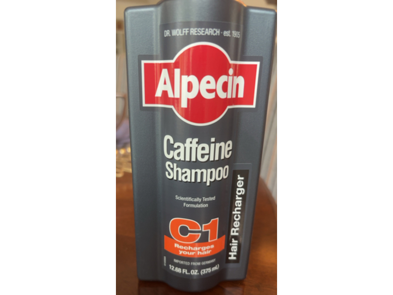Alpecin Caffeine Shampoo, 12.68 fl oz/375 mL