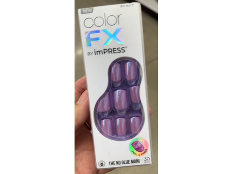 Impress Color FX Fake Nails Set, Wonder, 30 Count